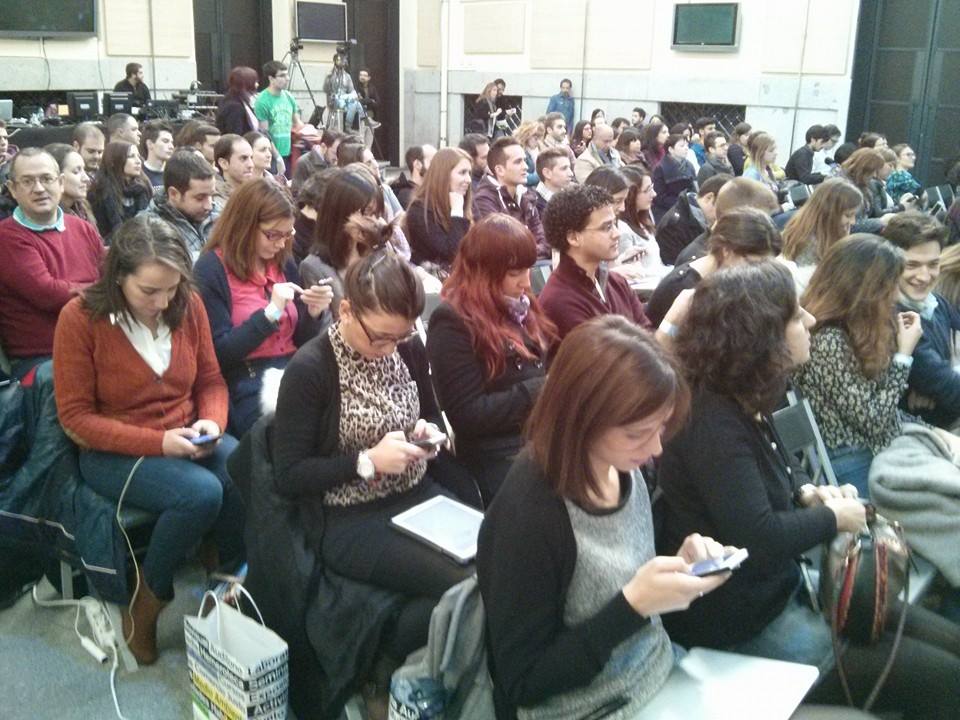 asistentes a Interqué 2013, evento sobre internet y social media en Madrid. Marta Morales Castillo, periodista community manager experta en redes sociales